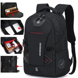 Mochilas masculinas antifurto à prova d'água multifuncional bolsa para laptop de 17 polegadas com carregamento USB para estudantes de viagens de negócios 240102