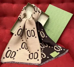 Designer halsduk för kvinnor män lyx vinter varmt snygga sjal hållbar och mjuk kashmir jacquard halsduk avancerad kvalitetsstorlek 35x190 cm