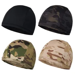 Caps Tactical Camouflage Hat Outdoor Hiking Caps Bicycle Cycling Helmet Liner Hat Quick Drying Hunting Camping Fishing Cycling Caps
