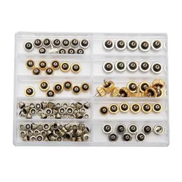 Promoção nova coroa de relógio 60 peças para cobre 5 3mm 6 0mm 7 0mm prata ouro acessórios de reparo sortimento parts247x