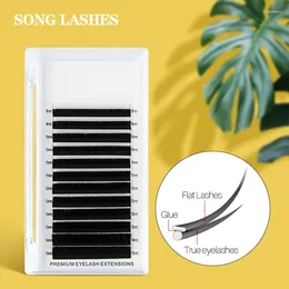 False Eyelashes SONG LASHES 12 Rows Professional And Natural Double Tips Flat 0.15/0.20 Thickness Makeup Supplies