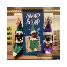 Christmas Decorations Snoop On A Stoop Elf Doll Spy Bent Home Decorati Year Gift Toy Drop Delivery Garden Festive Party Supplies Dhpui