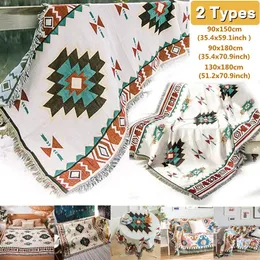 Sucre nórdico asteca navajo tapete geométrico boêmio retro tapeçaria sofá cobertor decoração para casa bens domésticos 240103