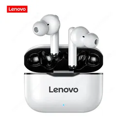 Hörlurar Lenovo LP1 TWS hörlurar Bluetooth 5.0 Trådlöst headset Vattentät sport öronsnjud avbrytande mic dual stereo hifi bas touch