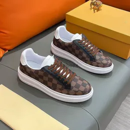 BEVERLY HILLS Sneakers Heren Designer Casual Schoen Luxe Italië MERK Schoenen Trainer Runner Platform kalfsleer Reliëf Afdrukken Rubberen buitenzool 01