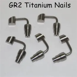 منظمة Titanium Banger Nail 6 في 1 التيتانيوم مسمار بلا سوء أنثى ذكرى Fit 10mm 14mm 18mm coint Glass Pill