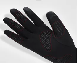 Män cyklar skidsvart handskar unisex vattentät antislip mittens vinter kör handskar vindtät pekskärm handschoenen5867809