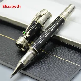 الجملة الفاخرة الترويج Limited Edition Elizabeth Roller Ball Pen Business Office Stationery Classic Gel Ink Als No Box