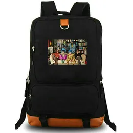 Damon Albarn Rackpack Gorillaz Daypack Band Jamie Hewlett School Bag Musiktryck Rucks Stråkiga skolväska Laptop Day Pack