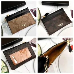 Holders Top Luxury Card Holder Designer wallet Passport Cover Man Woman Coin wallets Designer key pouch Leather purse Fashion Credit Cardh