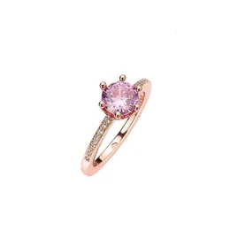 Pandoras Ring Designer Jewelry for Women Original Quality Band Band Rings Pink Crown Fashion 925 Silver Propositile Trend Rings