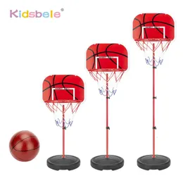 幼児調整可能なバスケットボールフープ63-150cm子供用ベビーアウトドア屋内ボールスポーツバックボードリムシュートチルドレンおもちゃ240102