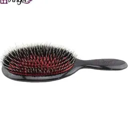 Brushes Wholesale Professional Boar Bristle Brush Comb Oval Cushion Nylon Natural Hair Extension Brush For Barber Hairdressing Tools