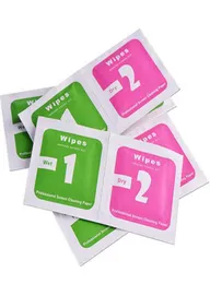 5X5CM Big Size 12 Dry Wet Wipes Alcohol Bag Pack Professional Screen Cleaning Paper Cloth Remove Excess Dirt2891643