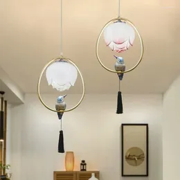 Pendant Lamps Creative Chinese Style Lamp Home Deco Bird Light Hanglamp Living Room Bedroom Dining Kitchen Lights Hanging