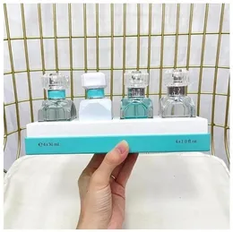 Tütsü Unisex Elmas Şişe Parfüm Sheer Iheer Beyaz Baskı 30ml 4pcs Kadın Sprey Hızlı Gönderi için Kutu Hediyesi ile Yoğun UNISEX PARFUM