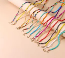 Lureen Antilost Colored Beads Face Mask Lanyards For Girls Nonslip Glasses Chains Cord Sunglasses Strap Necklace Jewelry5977513