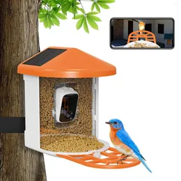 その他の鳥の供給wifi 1080p HDビデオAIスマートフィーダーカメラ付きワイヤレスソーラーパネル駆動屋外モーションアクティブ化24Gアプリ