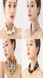 Halsdukar Silk Scarf Pearl Necklace Thin Style Pendant For Women039S Decoration9107281