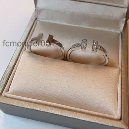 Ювелирные изделия из серебра S925, комплект с бриллиантами, двойное t-образное открывающееся кольцо, женский универсальный браслет на руку, та же фабрика прямой трансляции HOGT
