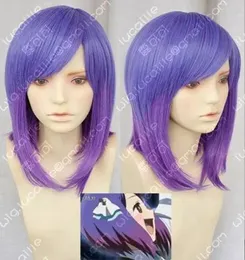 Wigs AKB0048 Maeda Atsuko Acchan Purple Bradient Lolita Cosplay حفلة شحن مجاني