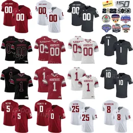 Männer College Football Washington State Cougars Trikots University 1 Cameron Ward 30 Dylan Paine 25 Nakia Watson 10 John Mateer 5 Lincoln Victor 3 Josh Kelly Uniform