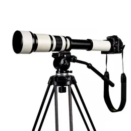 Super-Telezoomobjektiv 650–1300 mm F8 für Canon EOS Nikon Sony Pentax K-1 K-S2 K-S1 K-500 K-70 K-50 K-30 K5 IIs K-7 K-5 K-3 II K-2 K110D K10D Fujifilm Olympus DSLR spiegellose Kamera