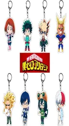 20pcslot My Hero Academia Acrilic Keychain Anime Izuku Bakugou Katsuki Todoroki SO Figura gioielli a ciondolo a ciondolo intero H05632575