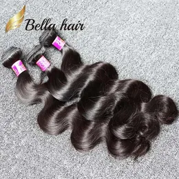 Wefts 1024 inch natural color high quality indian hair weft 3 bundles 9a body wave extensions