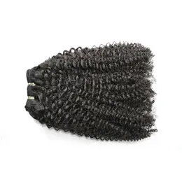 Trame tessuto brasiliano per capelli ricci 1pc fasci di capelli ricci afro crespi naturali vergini capelli GEASY