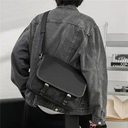 Men's Messenger Bag Shoulder Canvas Waterproof Sling Nylon Bags Man Big Lona Items Male High Capactiy Backpack Boy 240102