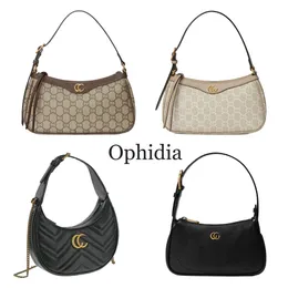 10A مصمم حقيبة Luxurys حقيبة يد Ophidia Aphrodite الكتف الحقيبة رجل أسود قماش جلدي محفظة سستة كروس البرودي حقيبة إبط نسائية القابض.