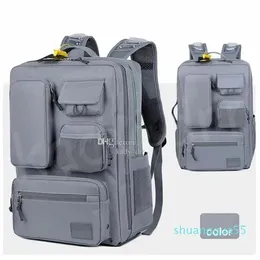 Mochila Retro Utility Elite Mochila Multifuncional Tecido Múltiplos Bolsos Saco de Computador Sacos de Treinamento Mulheres Homens Grande Capacidade Sports Ba