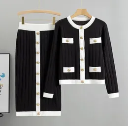 Roupas de grife feminino tracksuitssweater cardigan vestidos longos terno oversized casual duas peças conjunto esportes camisolas outfits