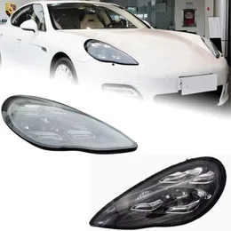 مجموعة ضوء السيارة ل Porsche Panamera 970 المصابيح الأمامية 2010-2013 ترقية Plds نمط المصابيح الأمامية LED Plug N Play