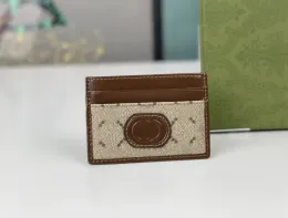 Titulares de cartão de crédito de Black Id Luxury Mini Mini Wallet Brand Moda Couro Men Designer Pure Color Double Suded