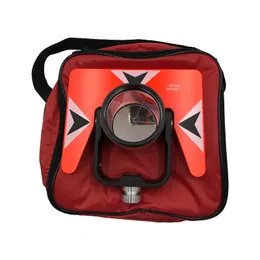 Prisma singolo rosso di alta qualità per Nikon South Trimble per Top-con per prismi per stazione totale Sokk-ia Surveying AK18 con borsa morbida 240102