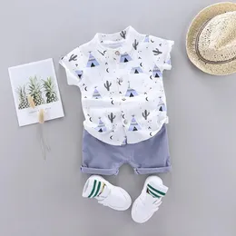 Sets Kleinkind 2020 Sommer Baby Jungen Kleidung Set Infant Baby Jungen Kleidung Set Cartoon T-shirt Tops + Shorts Sommer Outfits ropa Nina