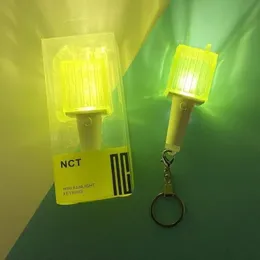 Sticks LED Light Sticks Kpop NCT Official Mini Lightstick Keyring NCT Dream 127 Concert Lamp Keychain Anime Led Light Funny Collectable T