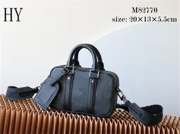 Designer Luxury Nano Porte Dokument Voyage M82770 Eclipse Canvas Shoulder Bag 7a Quality