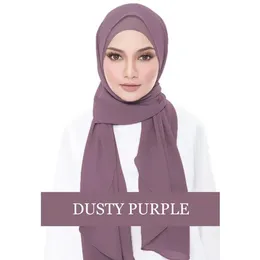 Abbigliamento 2018 Musulmano Hijab Cofano Chiffon Abaya Jilbab Berretti Foulard Femme Turbante Musulmano Sciarpa Lunga Voile Islamique Turbante Eid Regalo