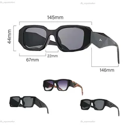 Man P Glasses prada Sonnenbrillen für Damen Mode Rahmenlose Rechteckbeschichtung Büffelhorn pra Sonnenbrille UV400 Evidence Brillen Holz Herrenbrillen