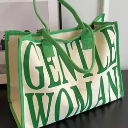 Grande bolsa feminina lona primavera verão sacos de mão para mulheres 2023 senhoras bolsas ombro compras tote bolsa feminina 240102