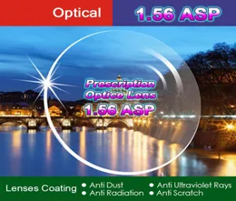 Yüksek Kalite Endeksi 156 161 167 174 Açık Optik Tek Görüş Lens HMC Asferik Antiuv Reçete Lensleri2pcs7699876