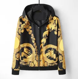 Jaquetas masculinas jaqueta bomber outono design de moda casacos listrados decoração xadrez casacos com capuz sobretudo masculino jaqueta com zíper casual ao ar livre jaqueta de cima para baixo sss