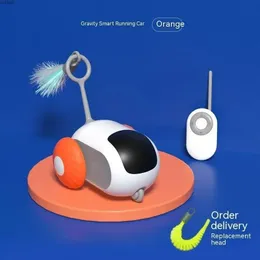 ATUBAN Smart Cat ToyActive rollende auto met vervangbare autoOplaadbare boze auto voor binnenkatten/kitten kleine honden 240103