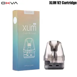 Cartucho original oxva xlim v2 1.2ohm 0.6ohm 0.8ohm para xlim pod/xlim se/xlim pro/xlim sq pro kit e cigarro 3 unidades/pacote