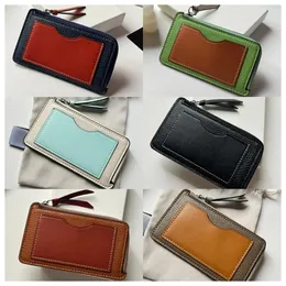 Holders Men Women Cardholder Puschels Card Holder Edit Pocket Pocket Zippy Cardholders With Signature Box och Dust Bag