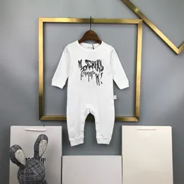 Tasarımcı Bebek Romper Rompers Yenidoğan Bodysuit Bebekler Onesies Giysiler Erkek Kızlar Tulum mektub