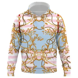 Fashion Luxury abstract pattern 3D Printed Hoodies Pullover Sweatshirts Men Women Streetwear Casual Harajuku Hoodie 240102